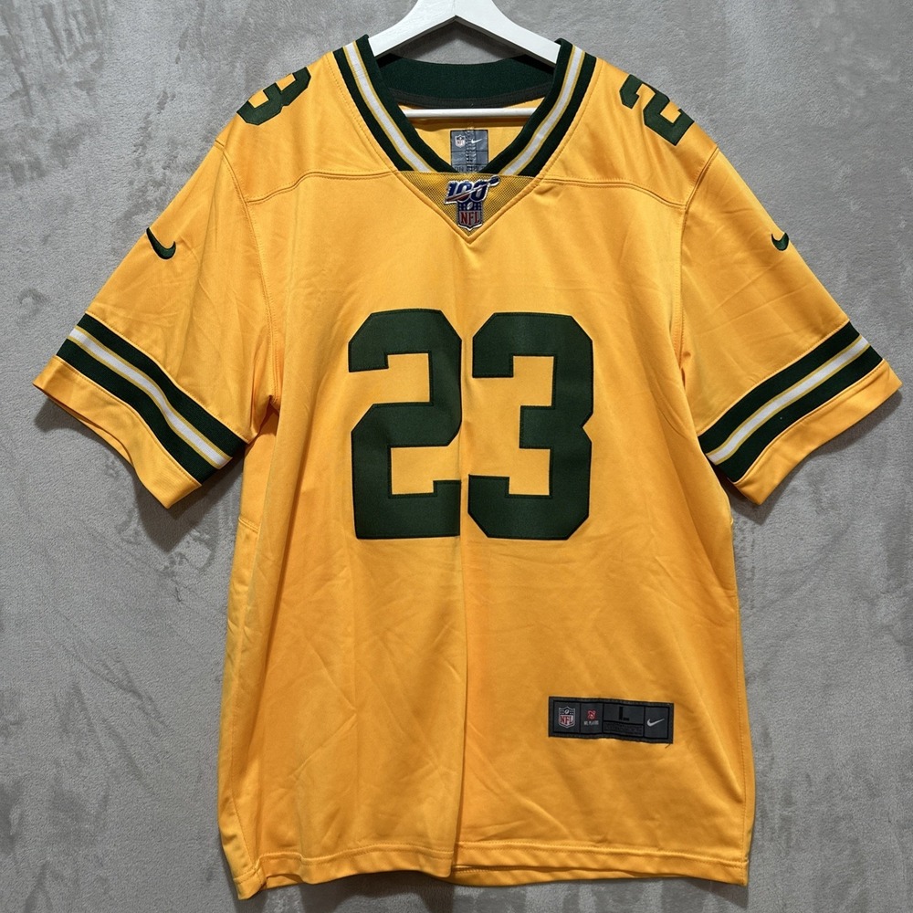 Nike NFL Green Bay Packers Alexander #23 Jersey Men's Size L 100th Season Patch
